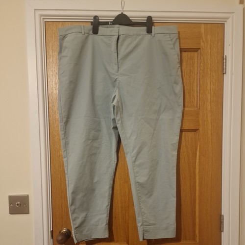 Ladies duck egg blue chino - duck,
