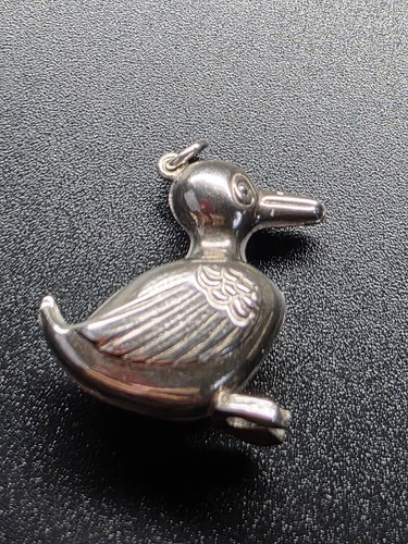 Vintage sterling silver duck - vintage,