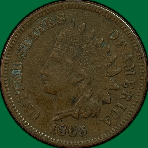 1865 indian head cent - indian,