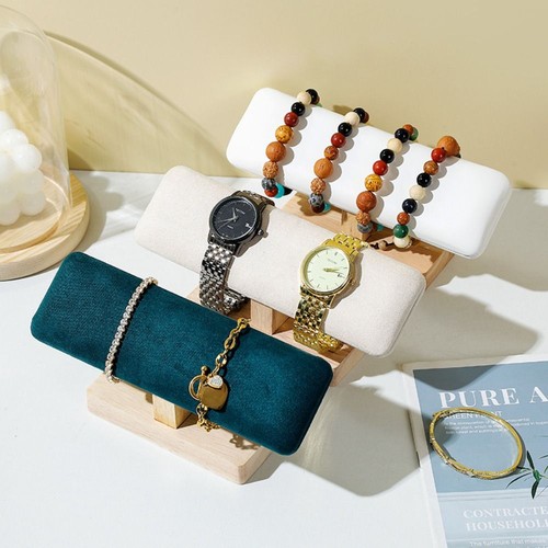Wooden bracelet display stand - bracelet,
