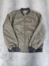 Primark Men’s Bomber Jacket Khaki Green – Size Large