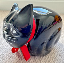 Large Vintage Ceramic Black
