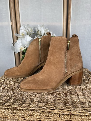 Schuh tan suede leather boots