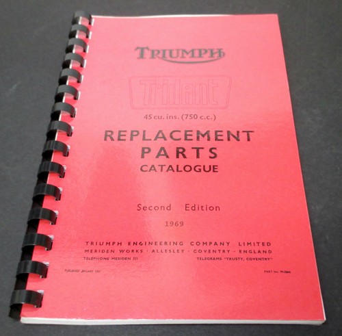 Replacement parts catalog - parts,