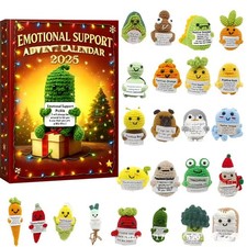 Emotional Support Advent Calendar 2025, 24 Days Christmas Advent Calendar -2D