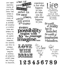 Tim Holtz Cling Rubber Stamps