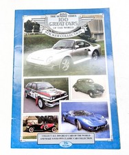 Vintage The Sunday Times 100 Great Cars of the World Sticker Album Complete 1989