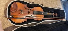 SKB Violin Case and Antique Violin Set Full Size 4/4