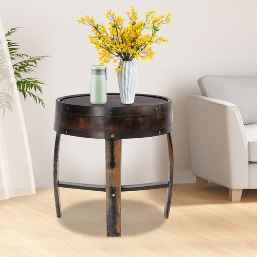 Solid wood round barrel style - wood, barrel-style
