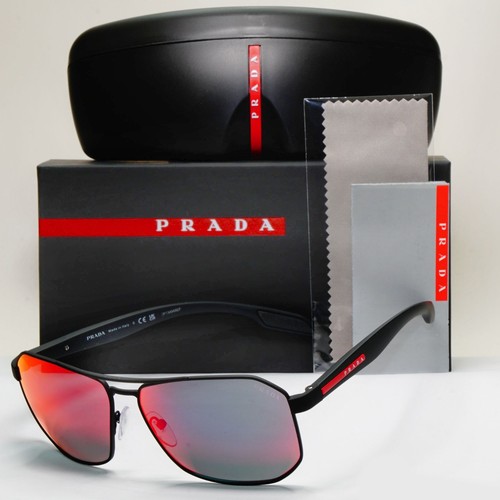 Prada sunglasses black - black, mirror
