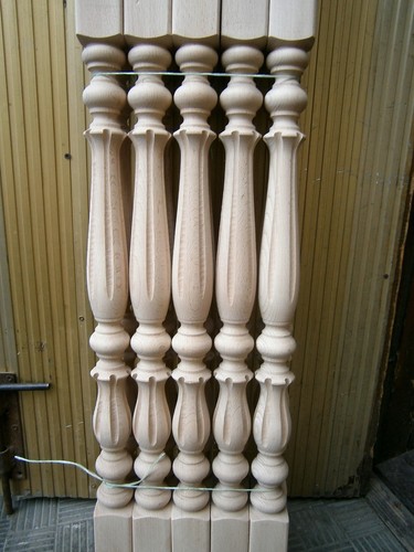 Stair balusters graceful flows - stair,