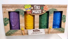Colourful Tiki  Mugs Ceramic