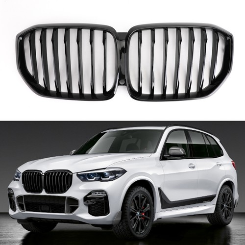 Gloss black front kidney - front,