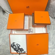 HERMES Set of 4 Empty Gift Box