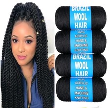 12 x Brazilian Wool Hair Yarn