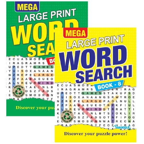 Mega large print - print, search