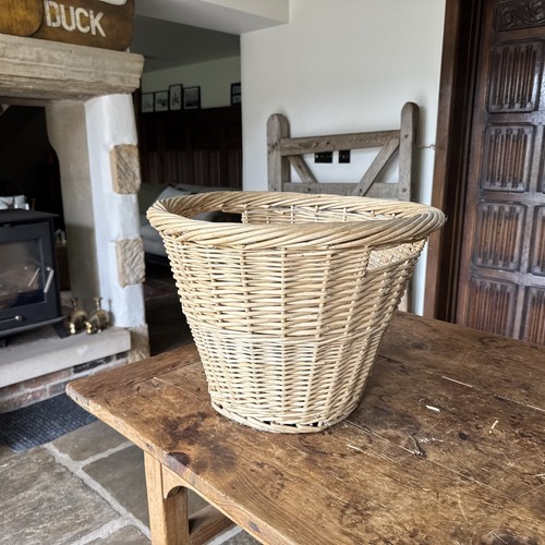 Wicker log basket rattan - log,
