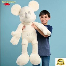 Mickey Mouse Monochromatic Jumbo Plush 40" Collectible Toy Cream