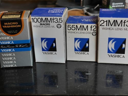 Empty boxes for yashica - empty,
