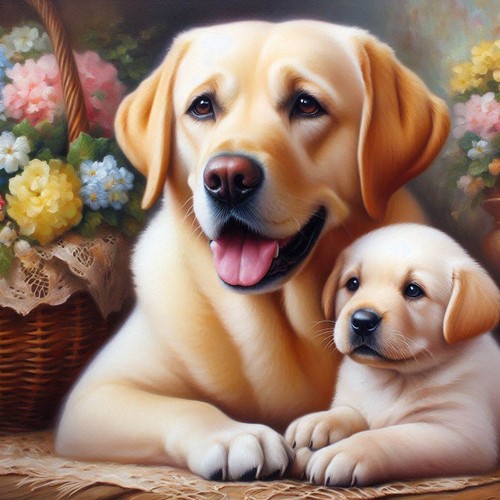 Golden labrador cross - (98),