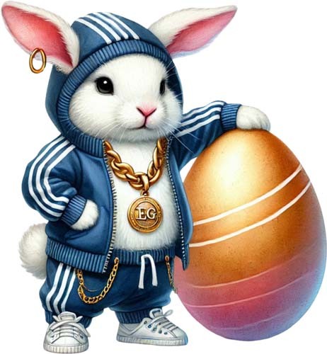 Easter hip hop bunny rabbit - hop,