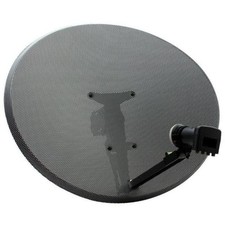 SATELLITE DISH 60CM FREESAT + QUAD LNB
