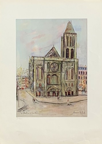 Utrillo maurice lithograph - utrillo,