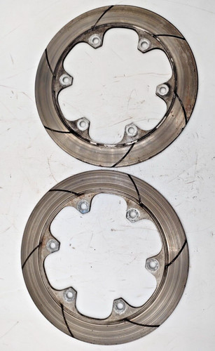 Pair front brake discs - of,