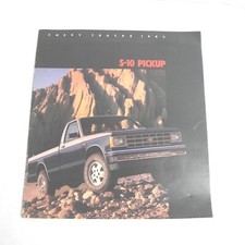 VINTAGE 1985 CHEVROLET CHEVY S-10 PICKUPS DEALERSHIP SALES BROCHURE SPECs