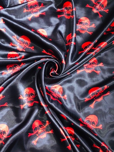 Meter black red skull - 1,