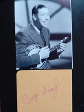 GEORGE FORMBY signed VINTAGE