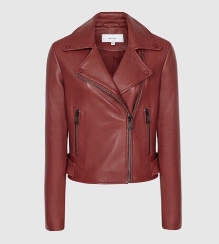 Reiss sadie red - leather, biker