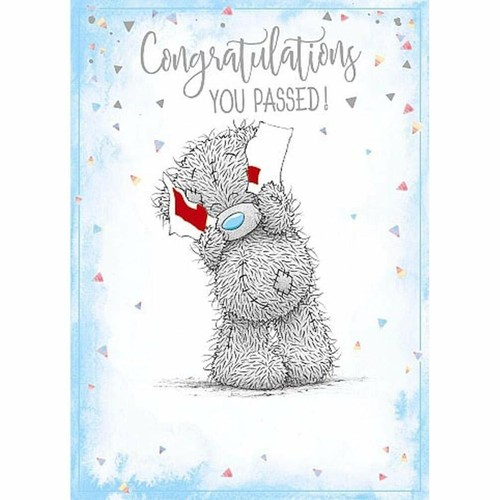 Congratulations you passed - congratulations,