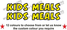 2 x  Kids Meals Stickers