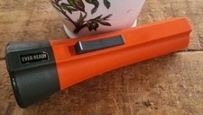 Vintage Ever Ready Torch Retro Orange Working Garage Man Cave Display 1960s?