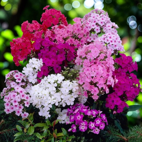 Phlox plant pot summer - phlox, in