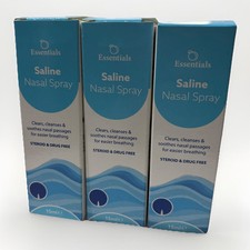 3x15ml ESSENTIALS SALINE NASAL