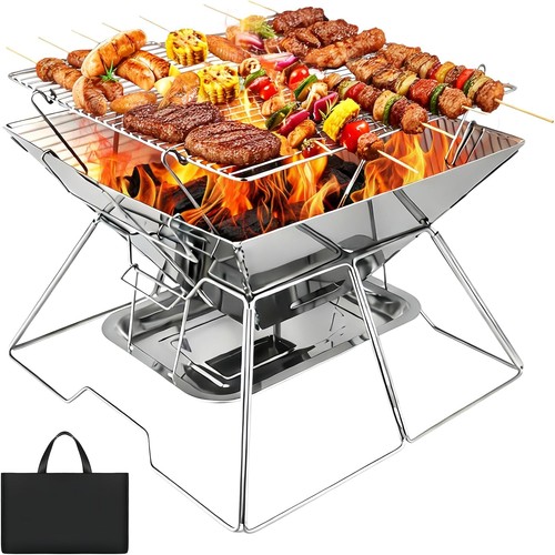 Foldable camping fire - fire, pit