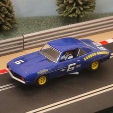 Scalextric 1:32 Car - C3258 Blue Chevrolet Camaro Penske Sunoco #6 #Q