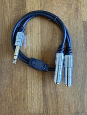 6.35mm Mono Male Plug, Dual