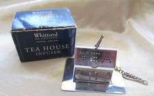 Whittards Of Chelsea Tea House Infuser & Stand Stainless Steel Boxed Used VGC