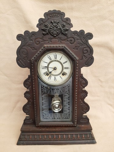 Antique ansonia striking - antique, shelf