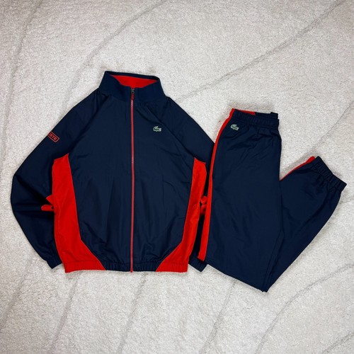 Vtg lacoste sport 00s red - sport, navy