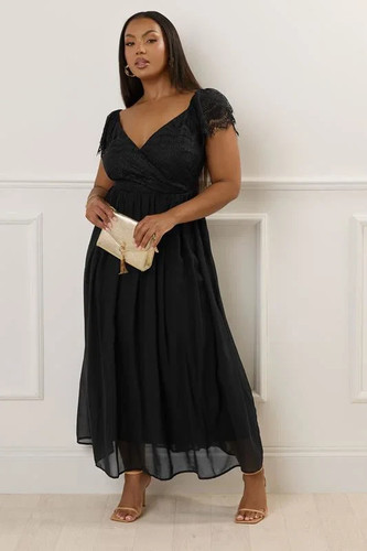 Bnwt black lace wrap style - wrap,