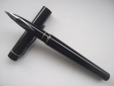 Vintage SHEAFFER Targa  1002 Matt Black Fountain Pen - Full Working Order