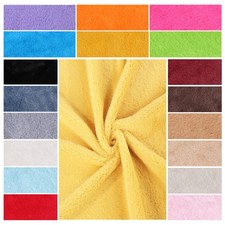 Faux Fur Fabric Plain Luxury