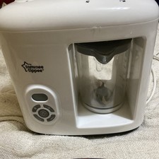 Tommee Tippee White Baby Food Steamer with Automatic Timer Blender vgc 