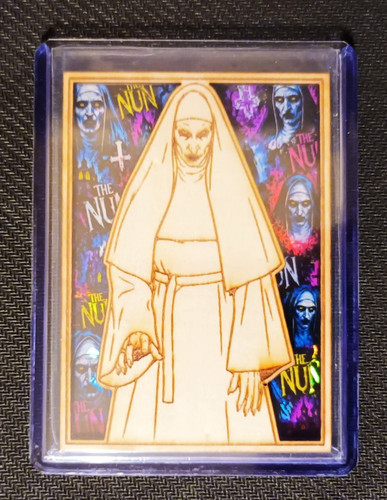 The nun holographic custom art - the,
