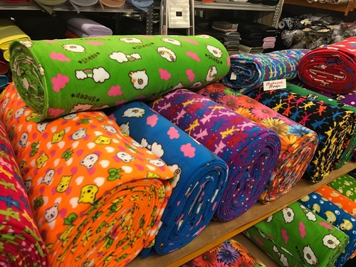 Printed fleece fabric antipill
