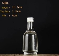 Miniature 50ml Glass Bottle Wedding Favour Zam Zam Flask Gift Nikkah